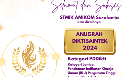 STMIK AMIKOM Surakarta Raih Bronze Medal di Anugerah Diktisaintek 2024